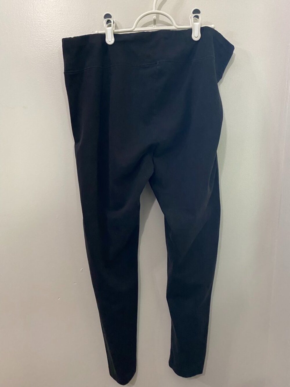 George Cotton Black Leggings 2X